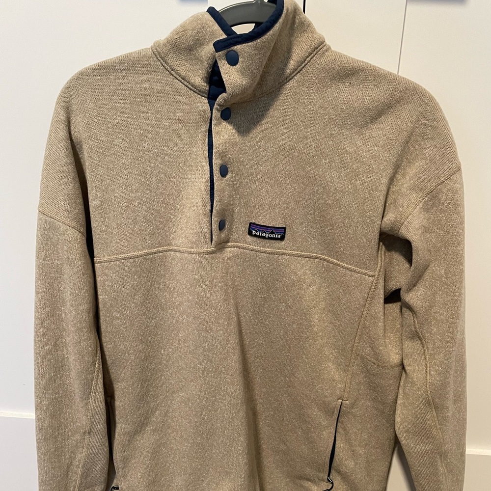 PATAGONIA MENS SNAP T PULLOVER SWEATSHIRT. Size large